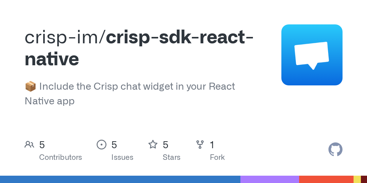 Crisp React Native SDK